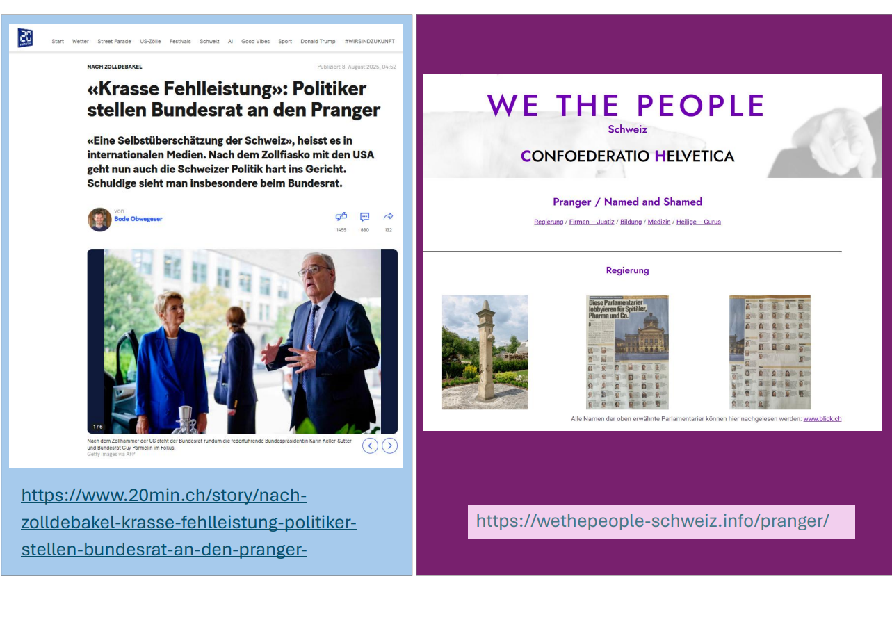 Pranger versus Pranger